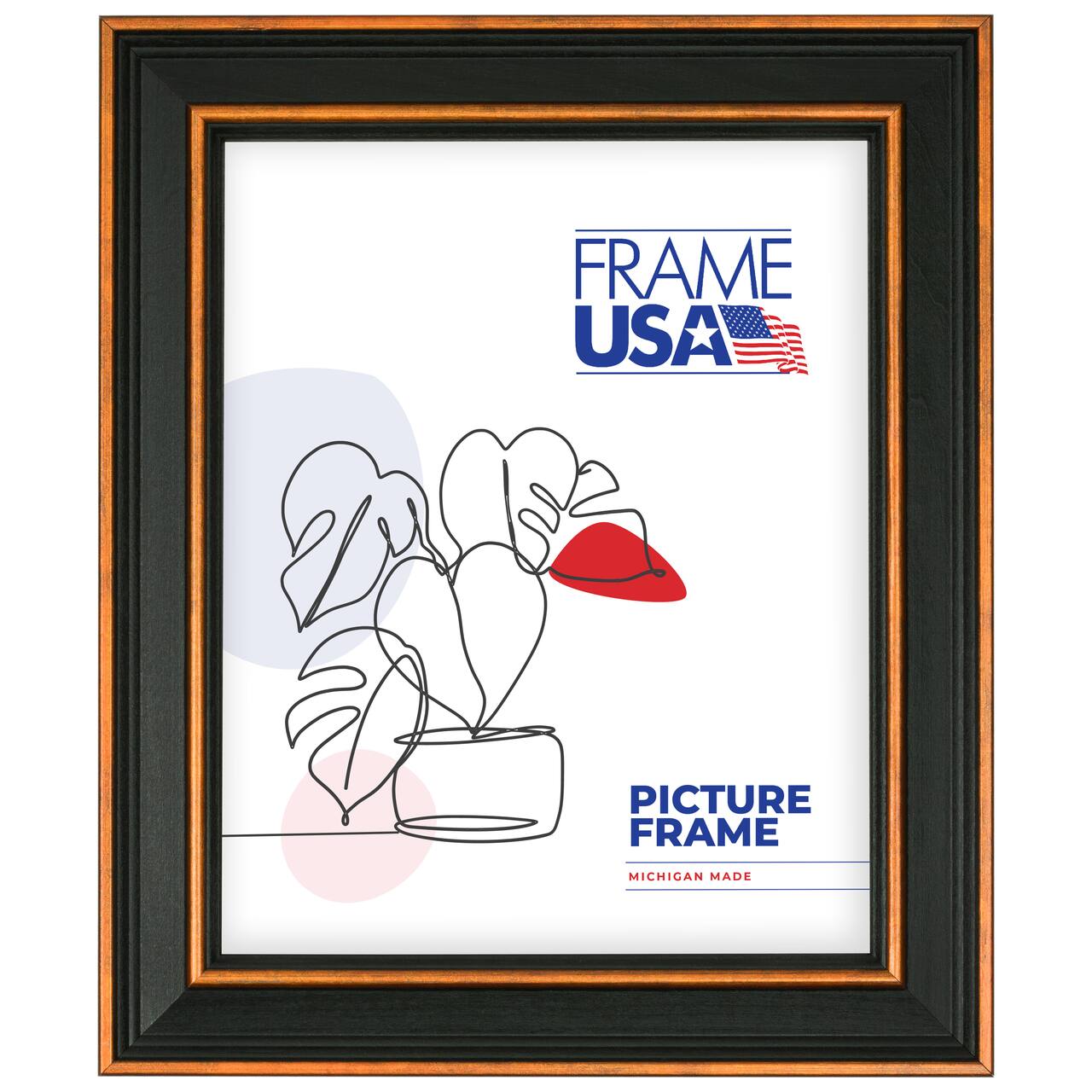 Frame USA Olympic Brown Single Image Picture Frame